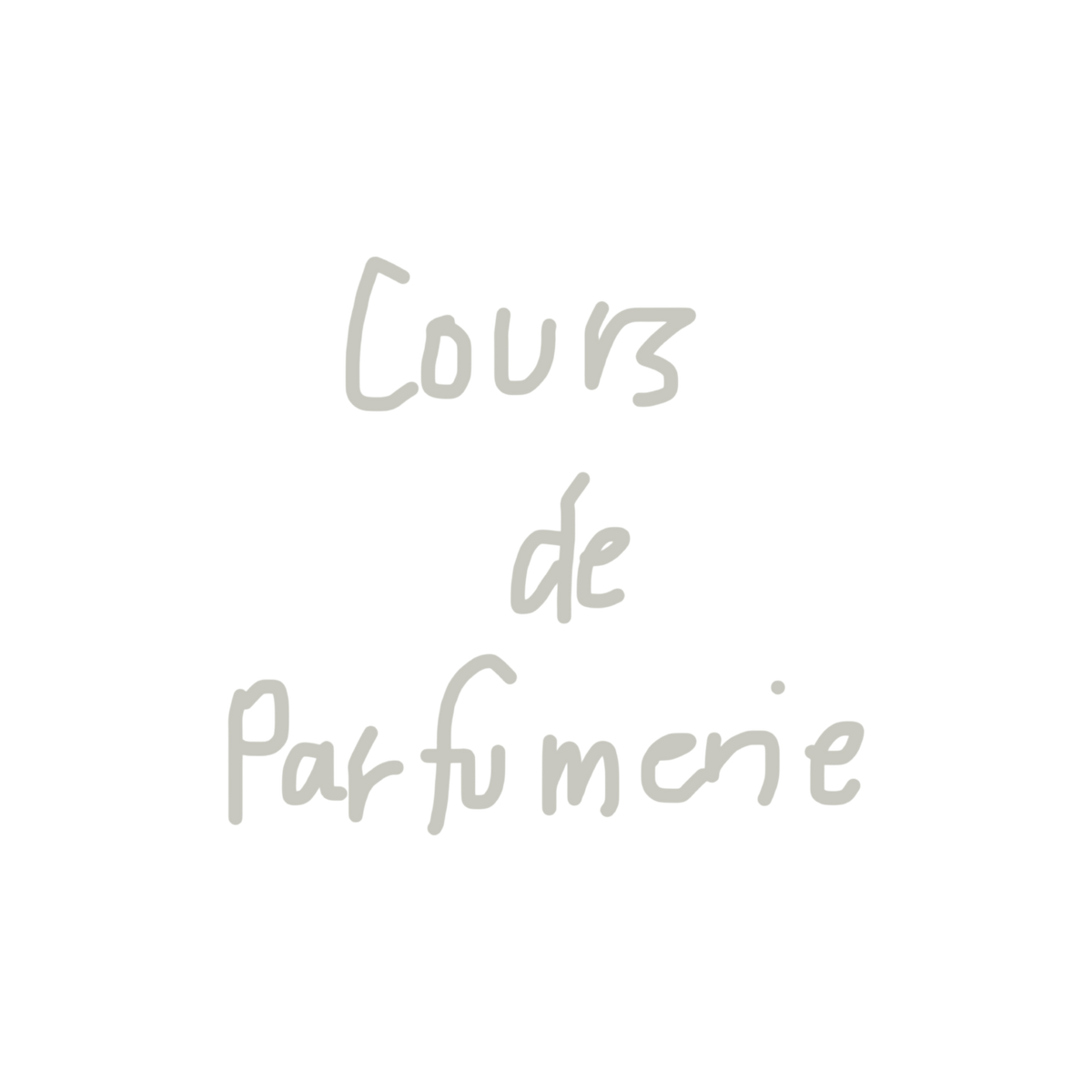 Cours de parfumerie