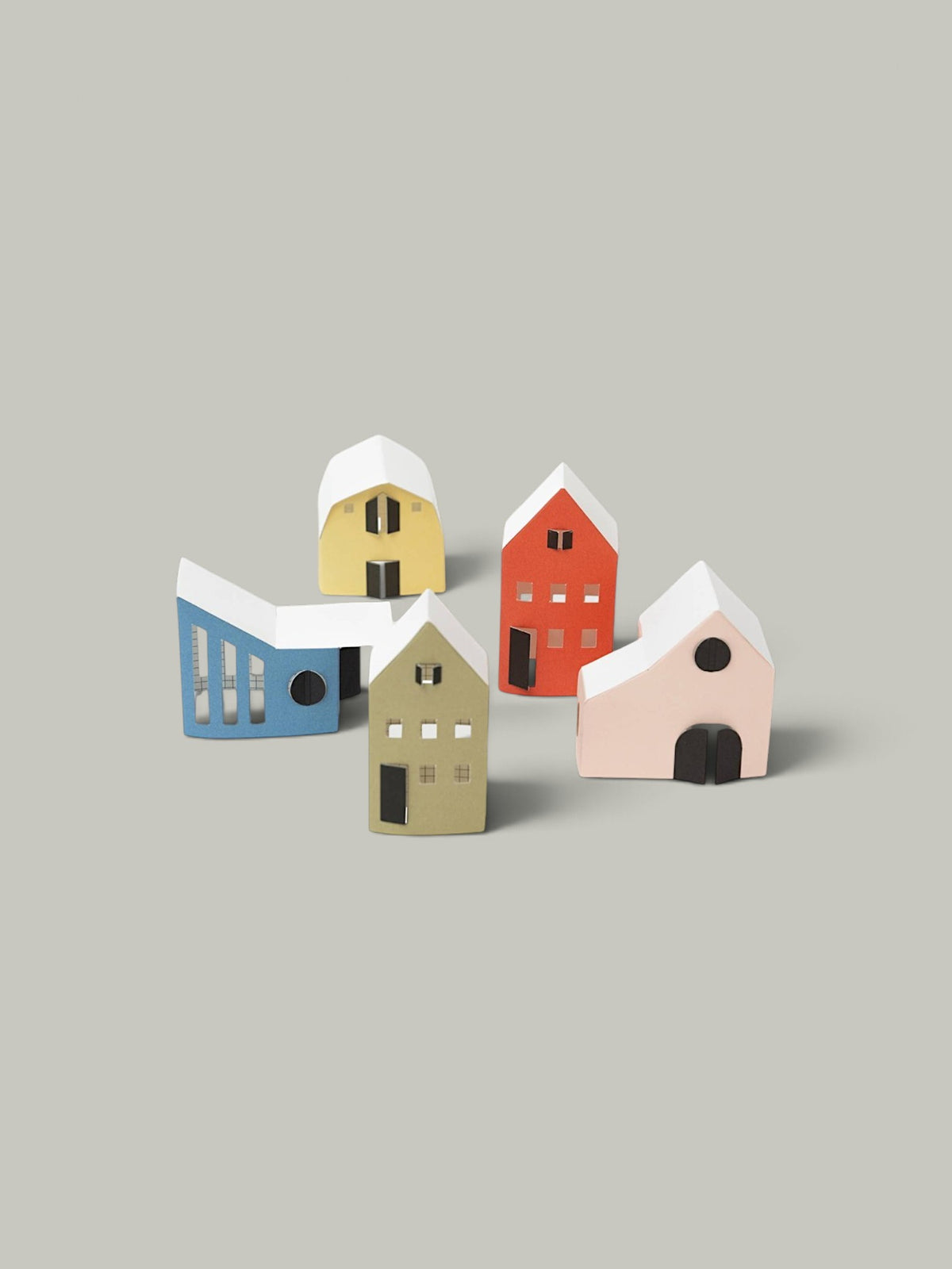 Paper decorations | miniature houses