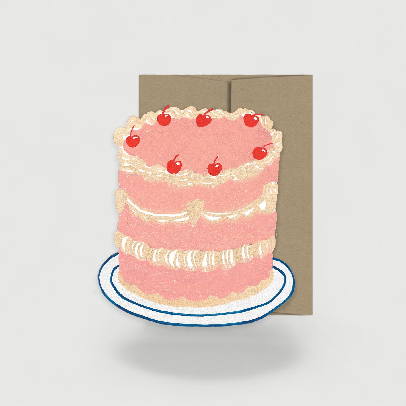 Carte de souhait ｜ Gâteau