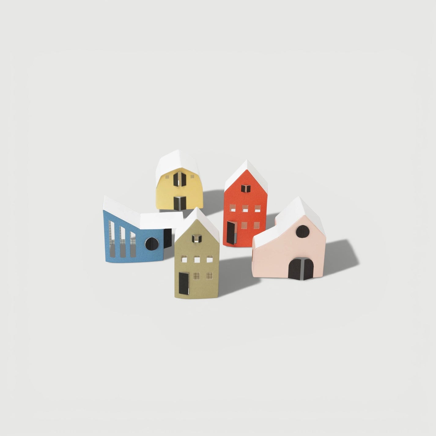 Décorations de papier ｜  maisons miniatures