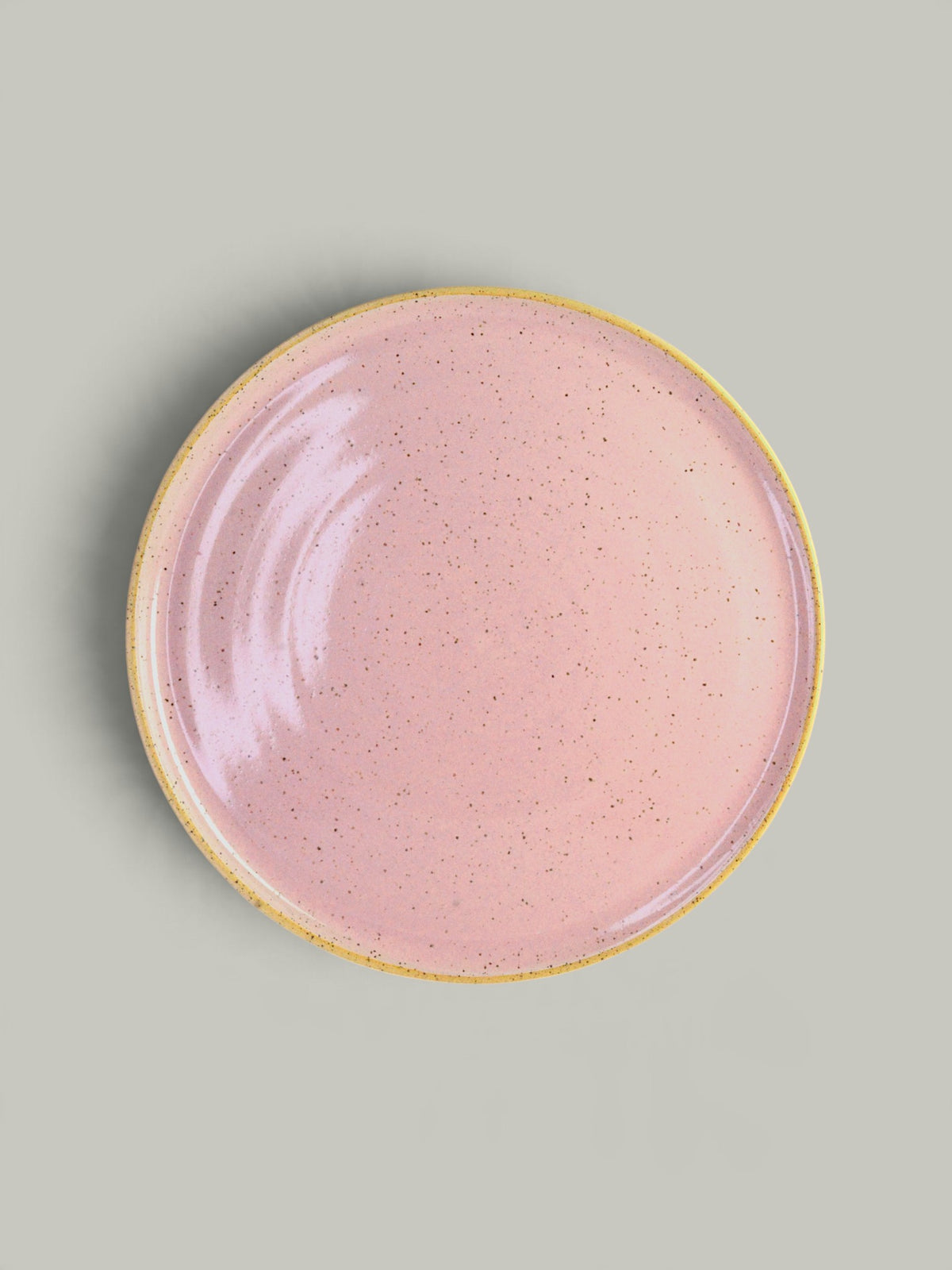 Assiette rose