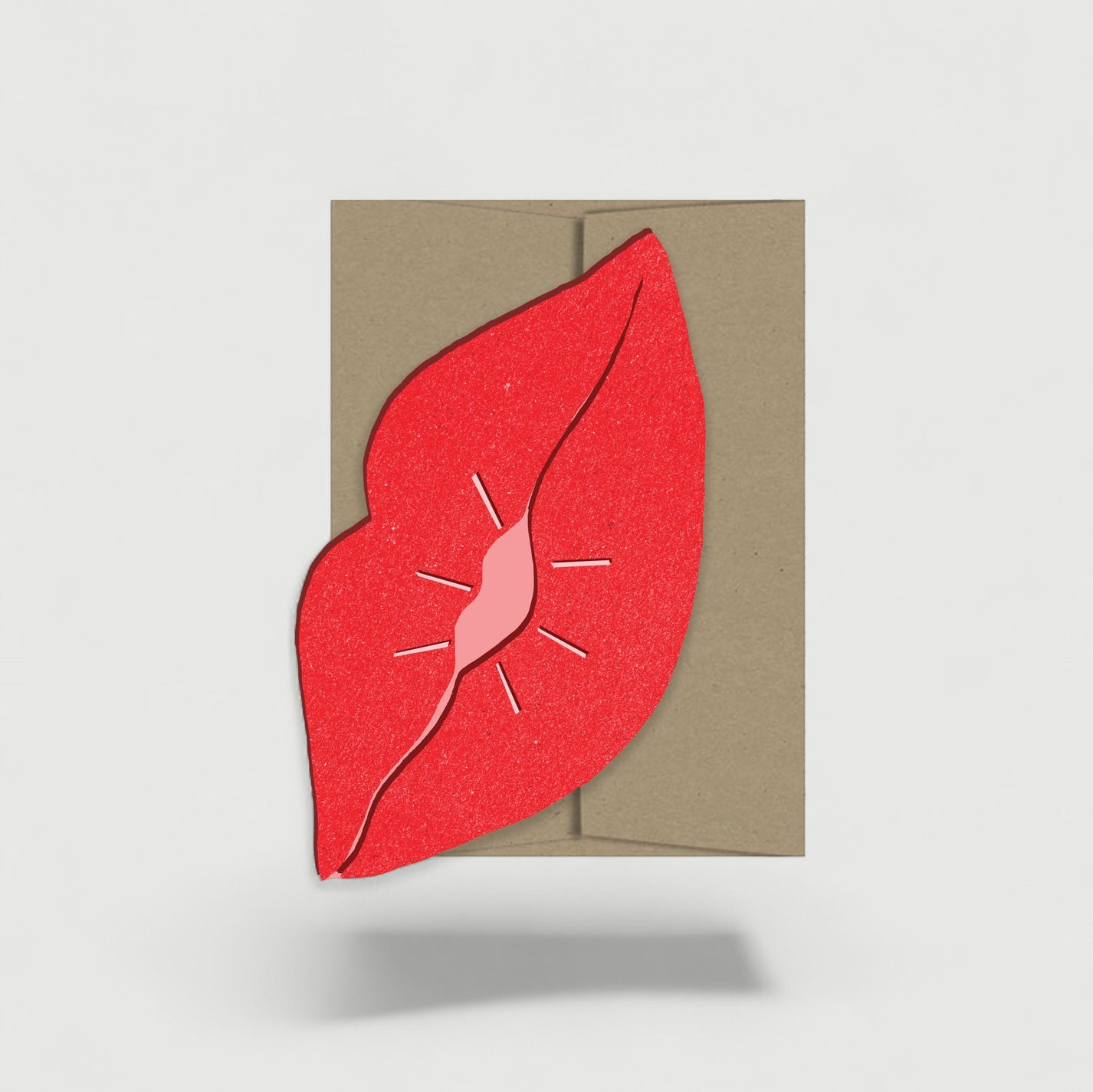 Carte de souhait ｜ Bisou