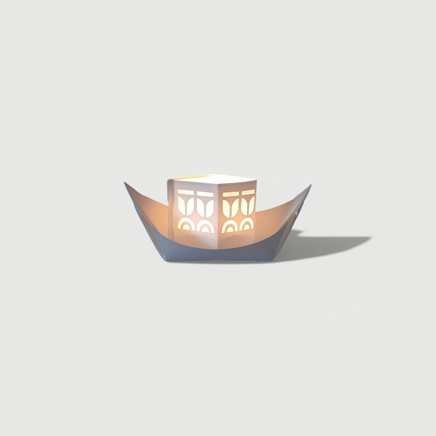 Carte origami ｜ Bateau flottant