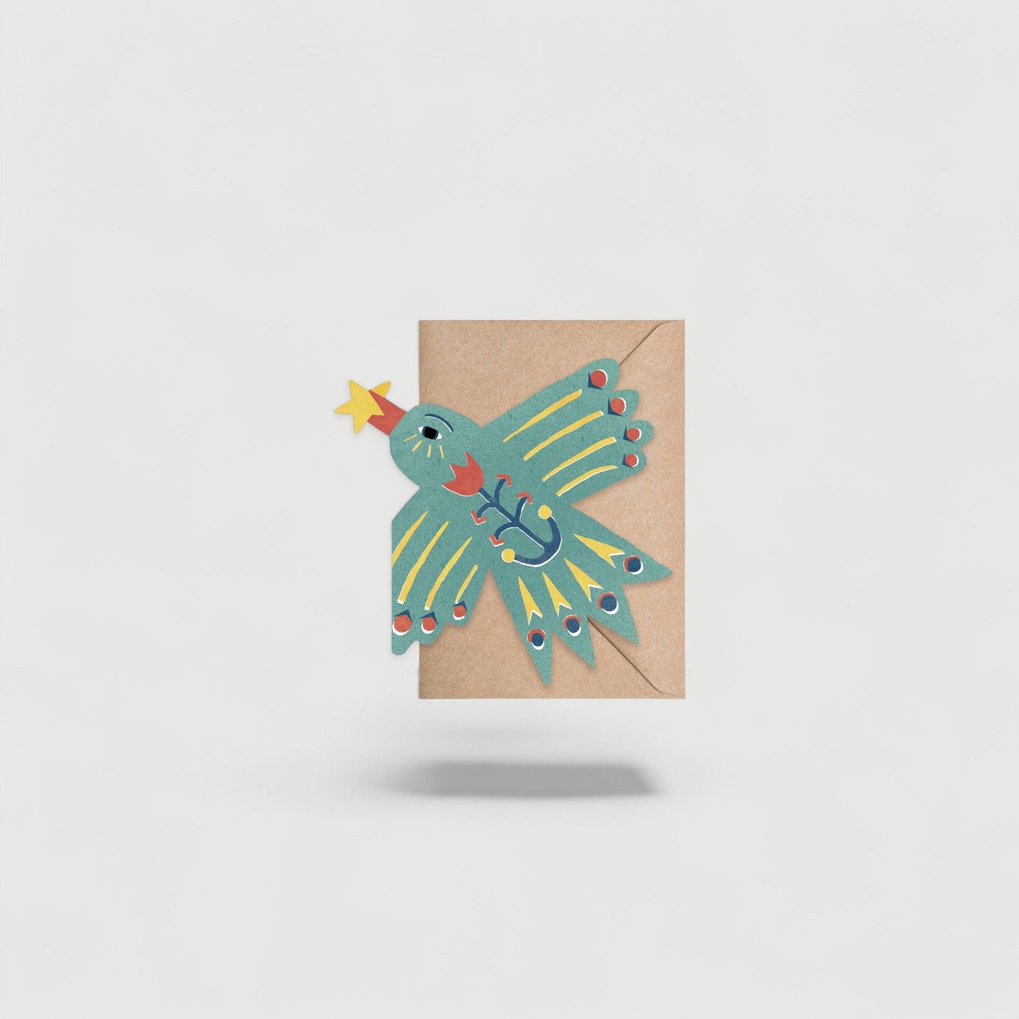 Carte de souhait (mini)｜ Oiseau messager