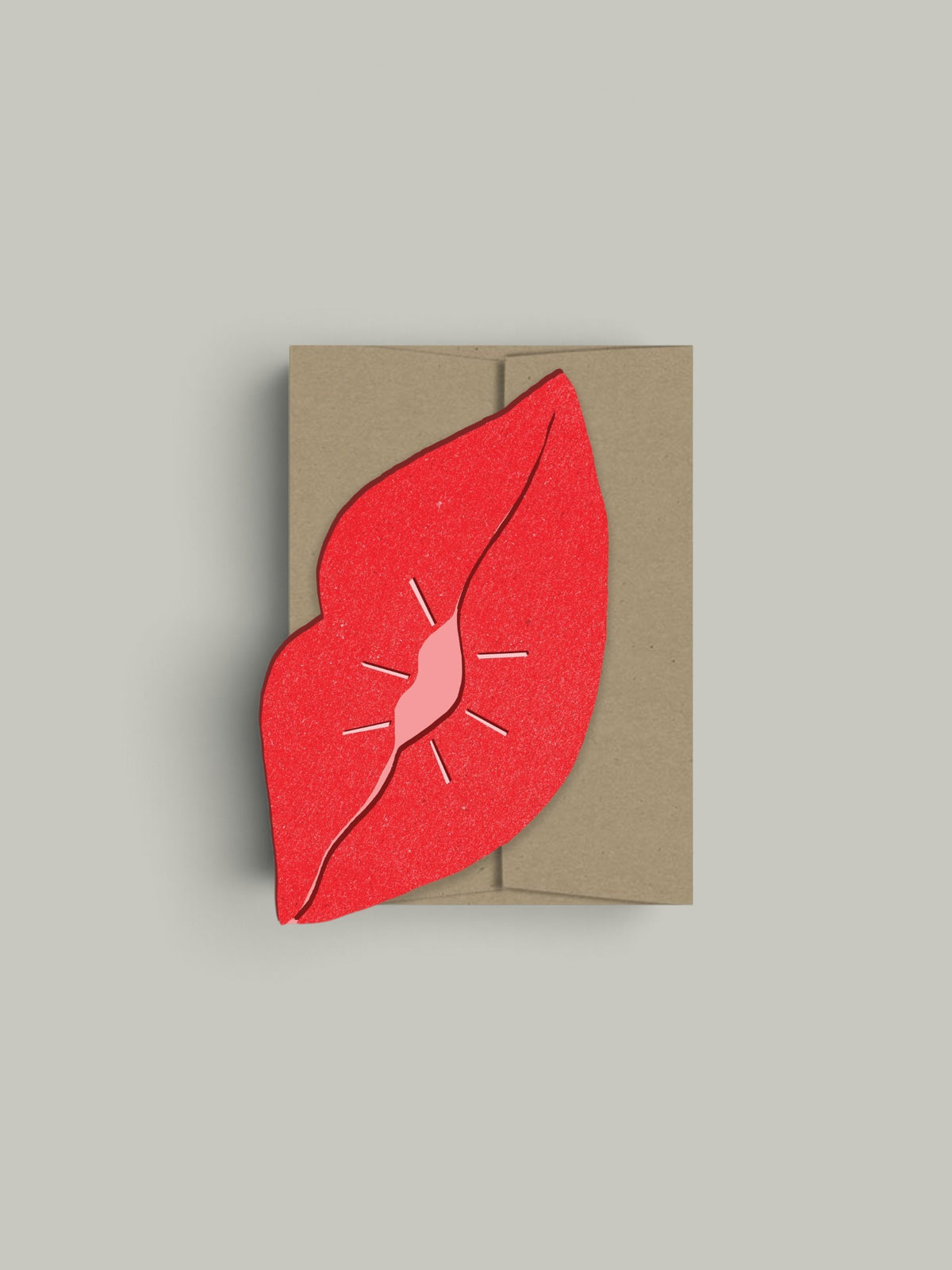 Greeting card | Kiss